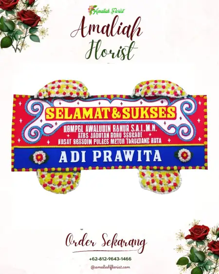 Papan Bunga Ucapan Selamat Sinduaji